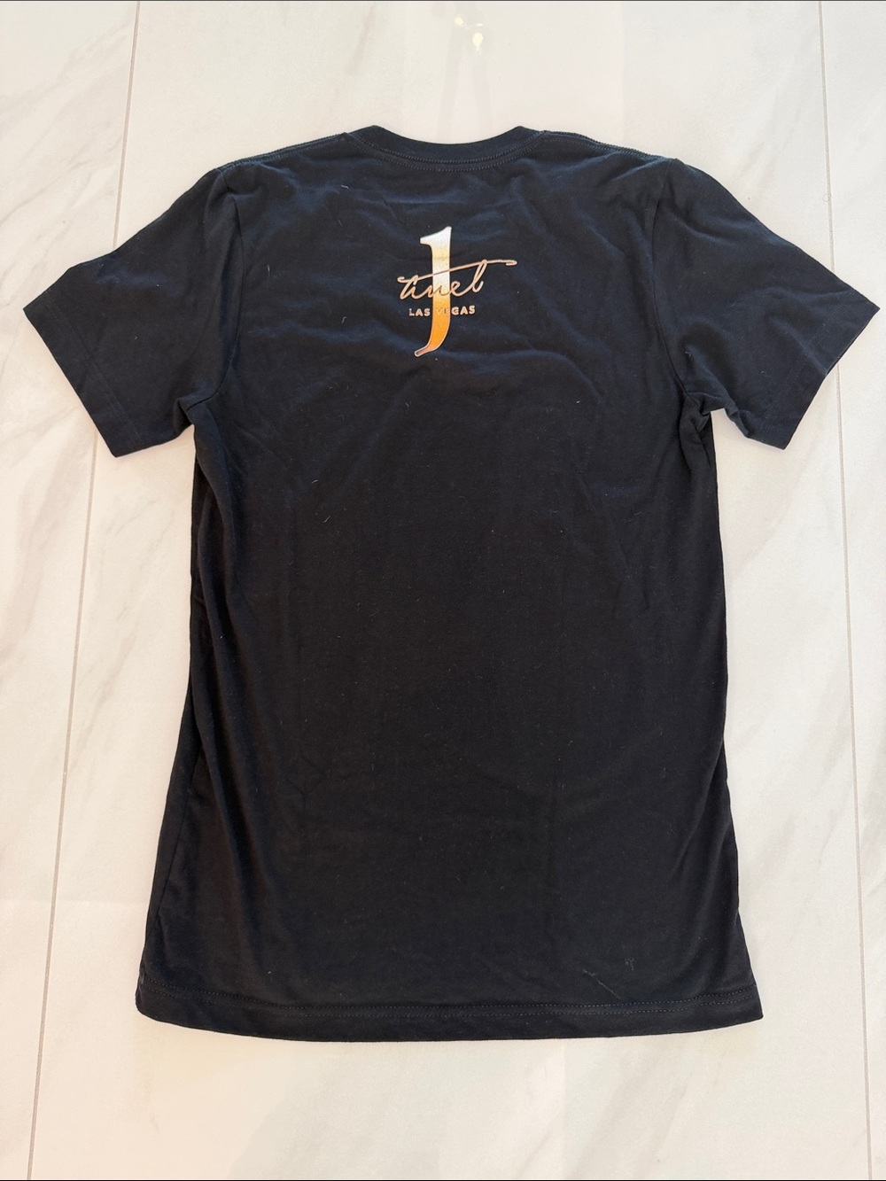 JACKSON Black Graphic 'JANET Las Vegas' Short Sleeve Tee - Picture 4 of 5